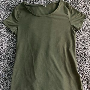 Army green tee shirt